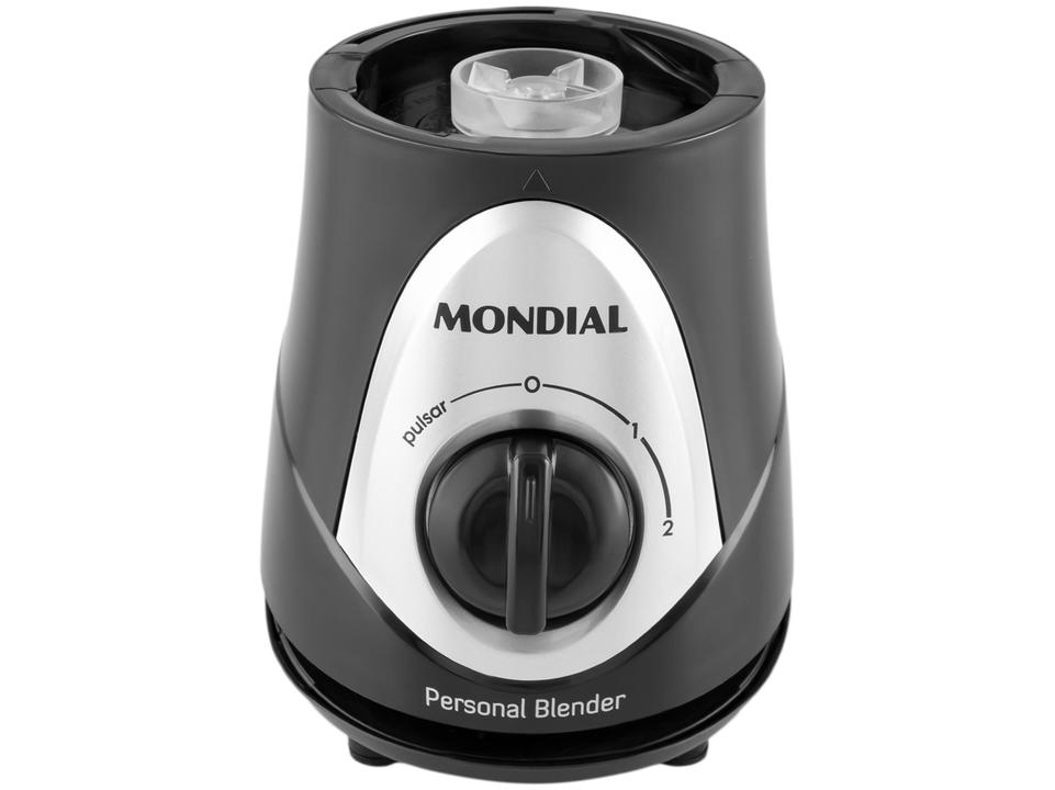 Liquidificador Mondial Personal Blender DG-01 2 Velocidades 300W Preto e Prata - 17