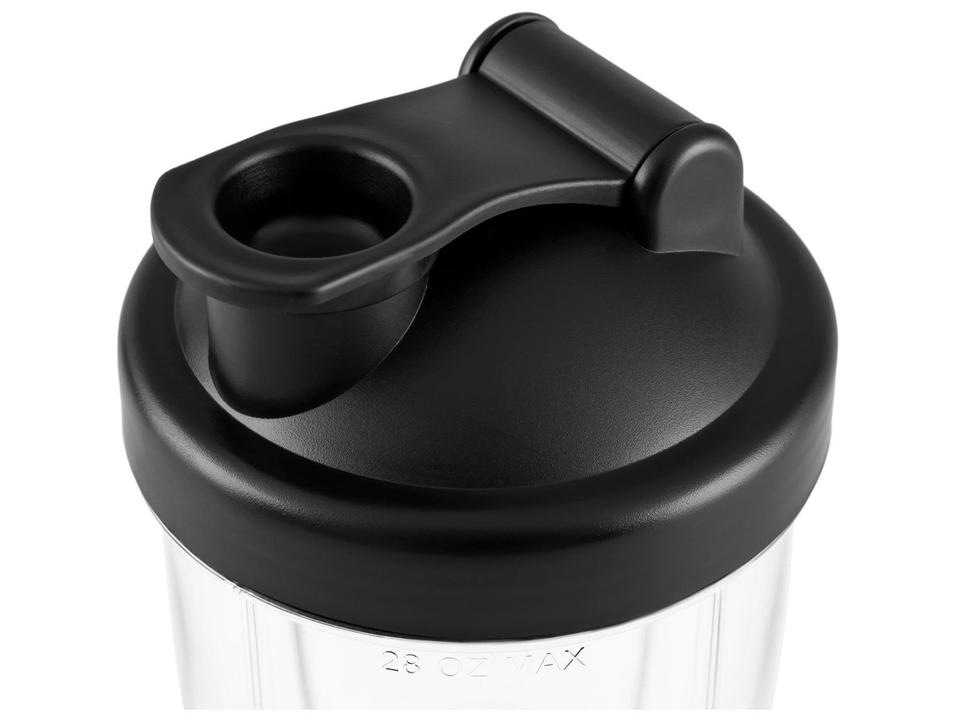 Liquidificador Mondial Personal Blender DG-01 2 Velocidades 500W Preto e Prata - 14