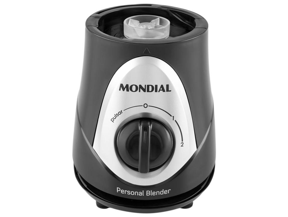 Liquidificador Mondial Personal Blender DG-01 2 Velocidades 500W Preto e Prata - 16