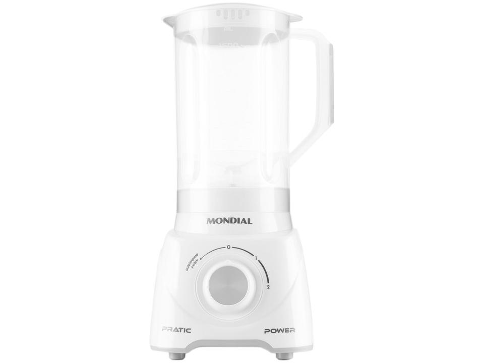 Liquidificador Mondial Pratic Power L-97-W 2 Velocidades + Pulsar 550W Branco - 10