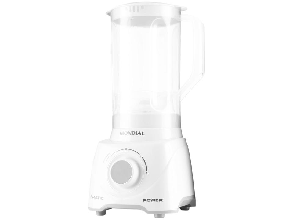 Liquidificador Mondial Pratic Power L-97-W 2 Velocidades + Pulsar 550W Branco - 11
