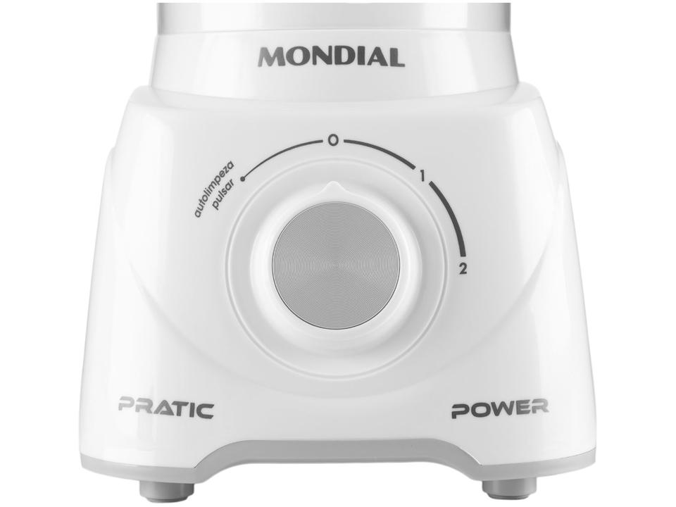 Liquidificador Mondial Pratic Power L-97-W 2 Velocidades + Pulsar 550W Branco - 14