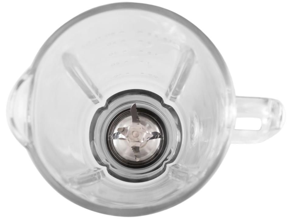 Liquidificador Mondial Turbo Glass L-1400 GI Copo de Vidro 12 Velocidades 1400W  Preto/Inox - 13