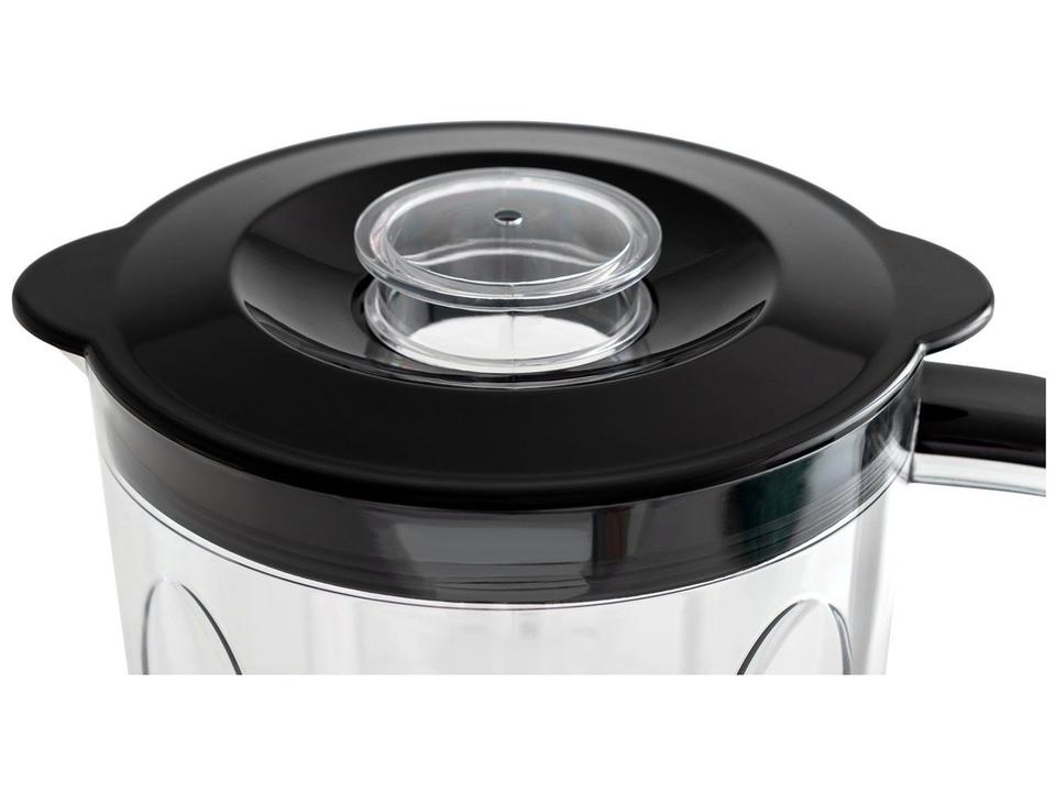 Liquidificador Mondial Turbo Inox L-1100 BI Preto com Filtro 12 Velocidades 1100W - 10