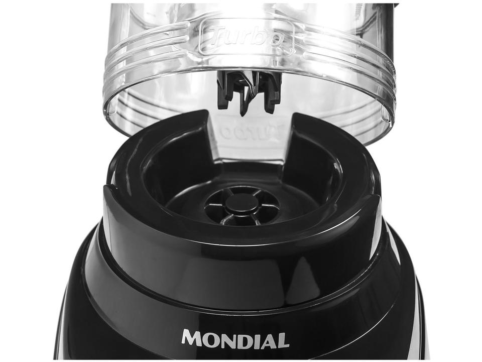 Liquidificador Mondial Turbo L-1200 BI com Filtro 12 Velocidades 1200W Inox Preto - 10