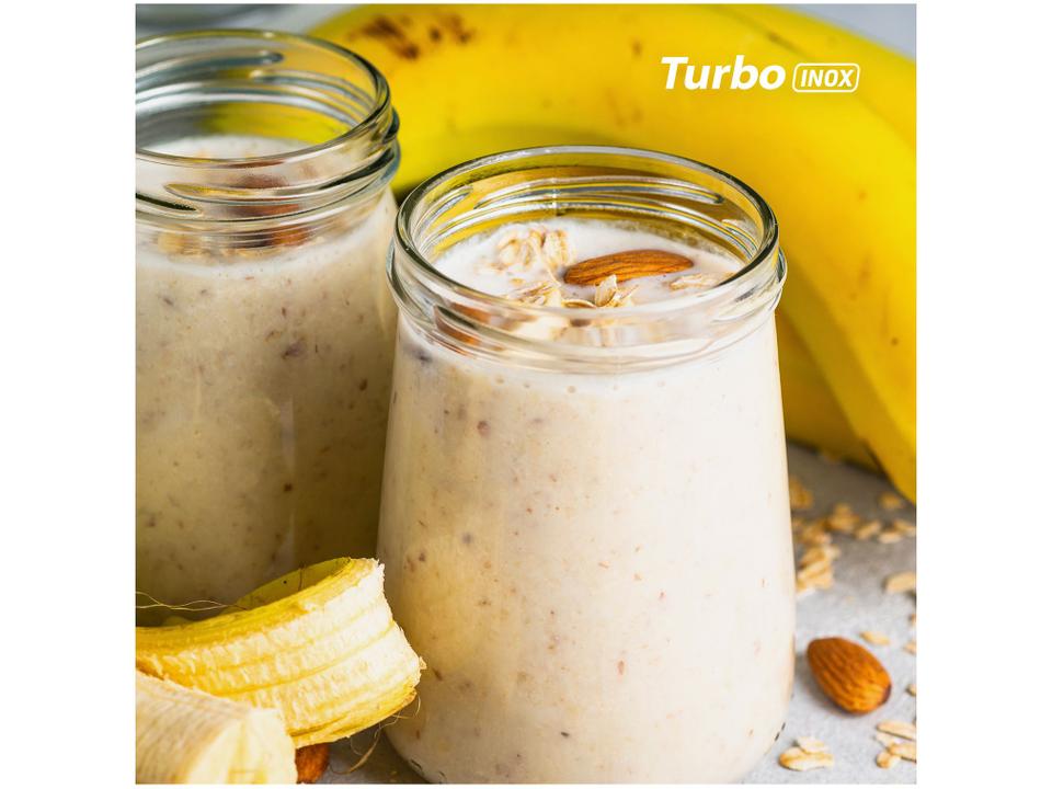 Liquidificador Mondial Turbo L-1200 BI com Filtro 12 Velocidades 1200W Inox Preto - 9