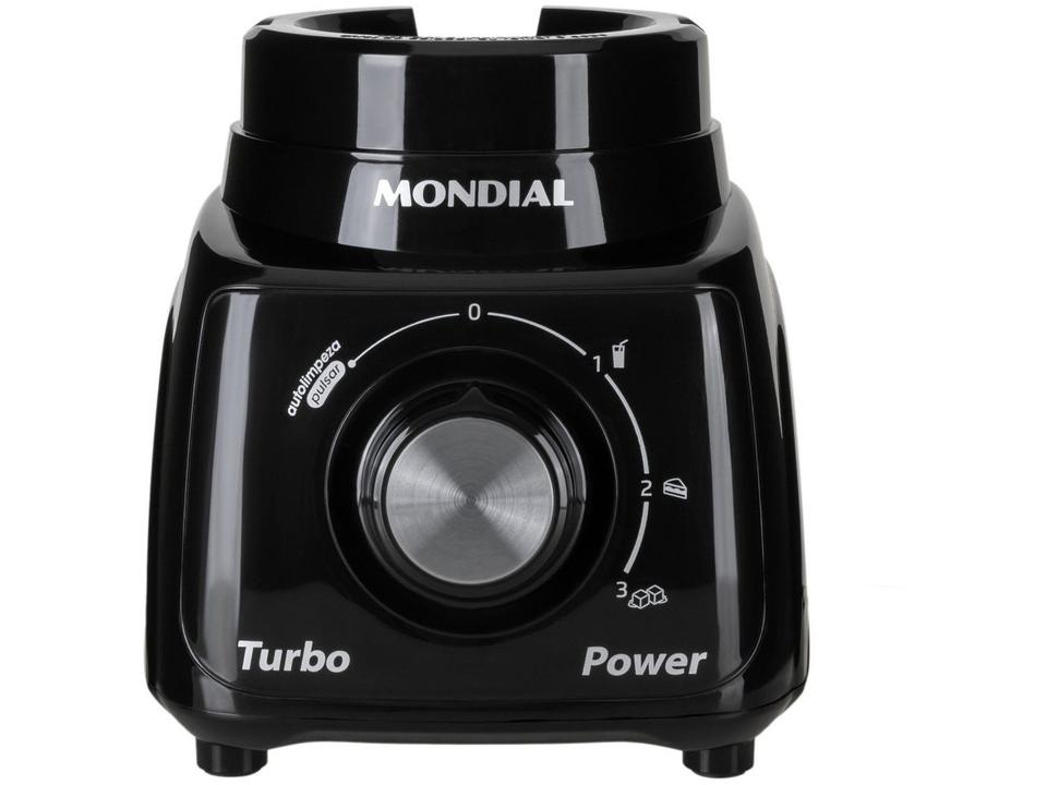 Liquidificador Mondial Turbo Power L-99-FB Preto com Filtro 3 Velocidades 550W - 15