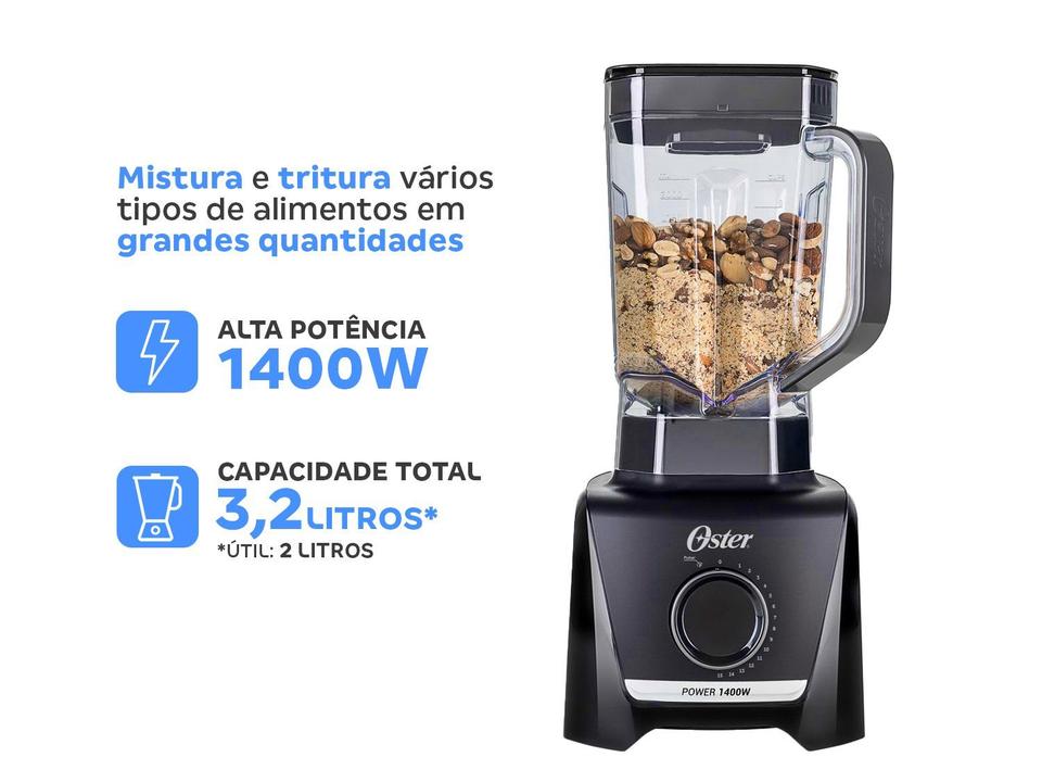 Liquidificador Oster 1400 Full OLIQ610 Preto - 2
