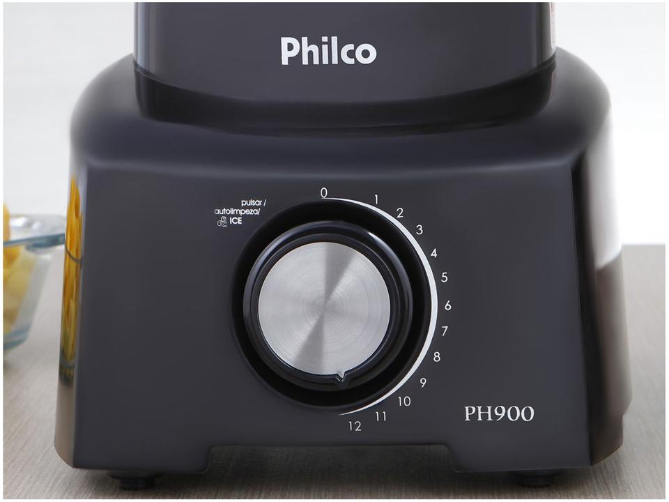 Liquidificador Philco PH900 Preto com Filtro - 12 Velocidades 1200W - 110 V - 5