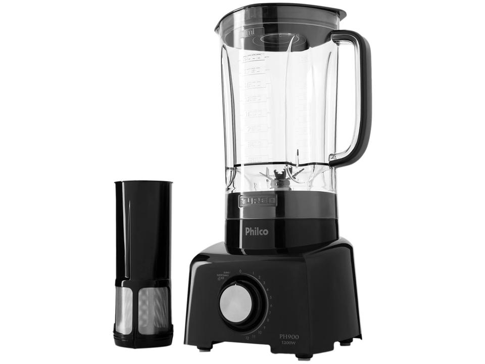 Liquidificador Philco PH900 Preto com Filtro 12 Velocidades 1200W - 3