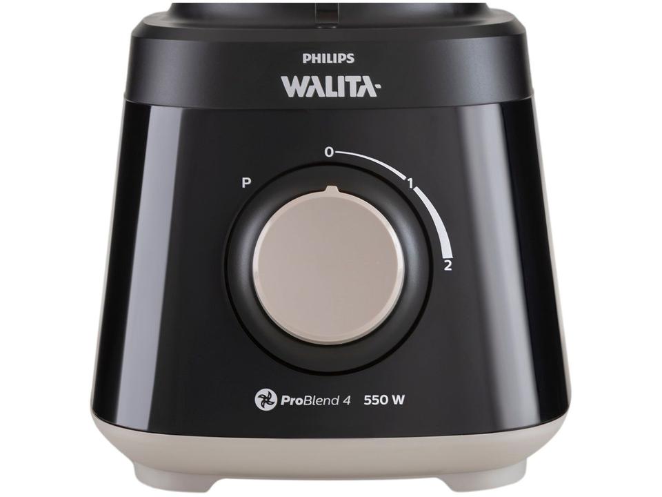 Liquidificador Philips Walita Daily RI2110/30 2 Velocidades + Pulsar 550W Preto - 10