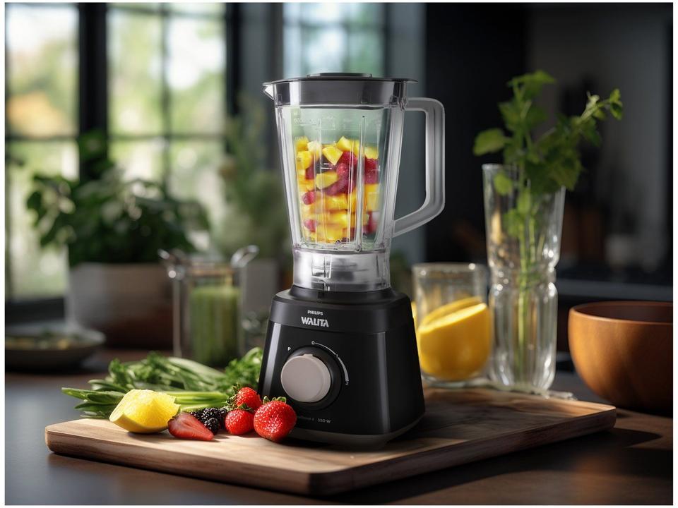 Liquidificador Philips Walita Daily RI2110/30 2 Velocidades + Pulsar 550W Preto - 2