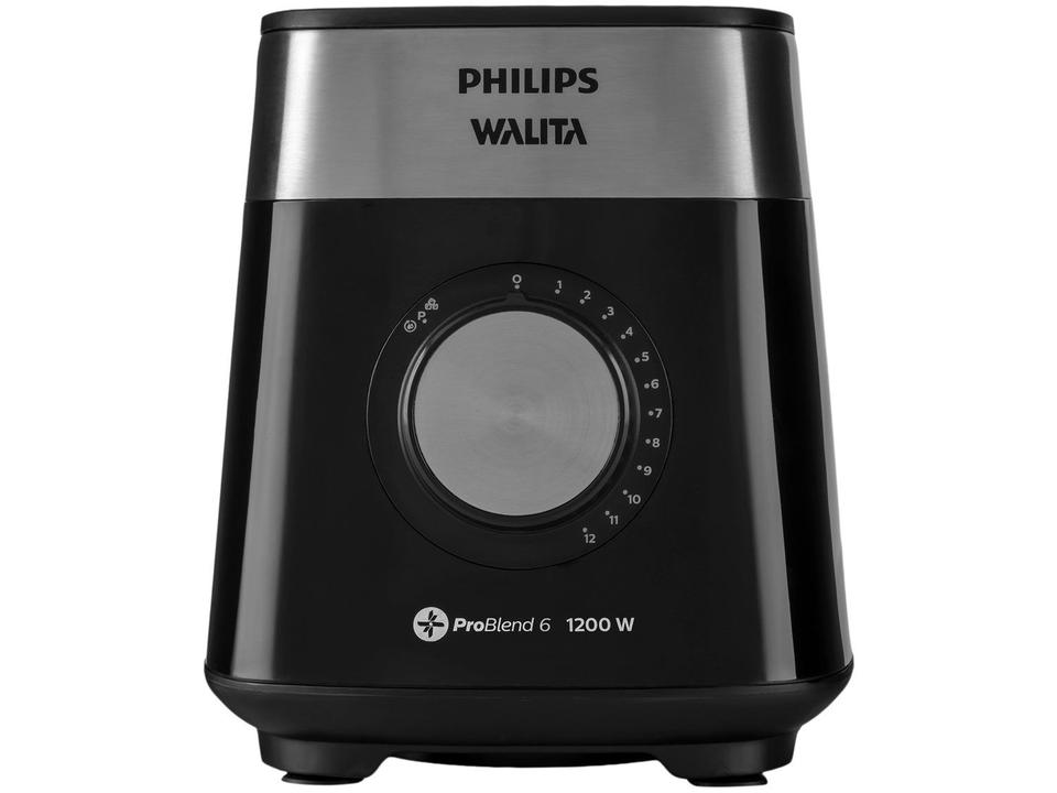 Liquidificador Philips Walita Serie 5000 RI2242/90 Preto 12 Velocidades + Pulsar 1200W - 4