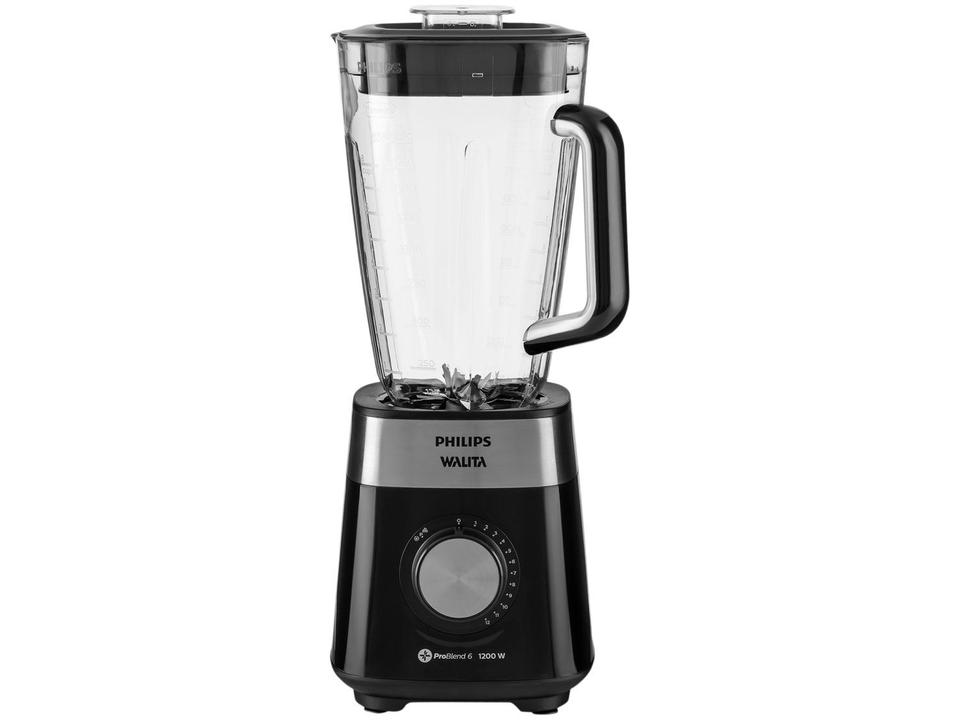 Liquidificador Philips Walita Serie 5000 RI2242/90 Preto 12 Velocidades + Pulsar 1200W - 2