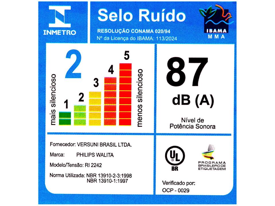 Liquidificador Philips Walita Serie 5000 RI2242/91 Preto 12 Velocidades + Pulsar 1200W - 14