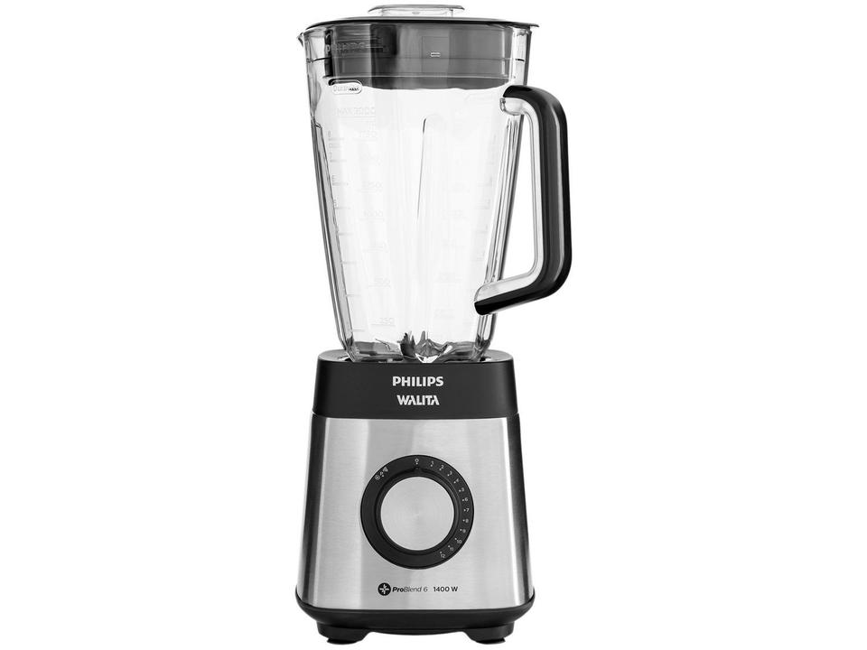 Liquidificador Philips Walita Serie 5000 RI2244/90 Preto Inox 12 Velocidades 1400W - 2