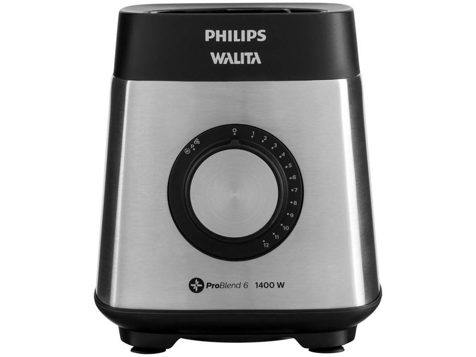 Liquidificador Philips Walita Serie 5000 RI2244/90 Preto Inox 12 Velocidades 1400W - 4