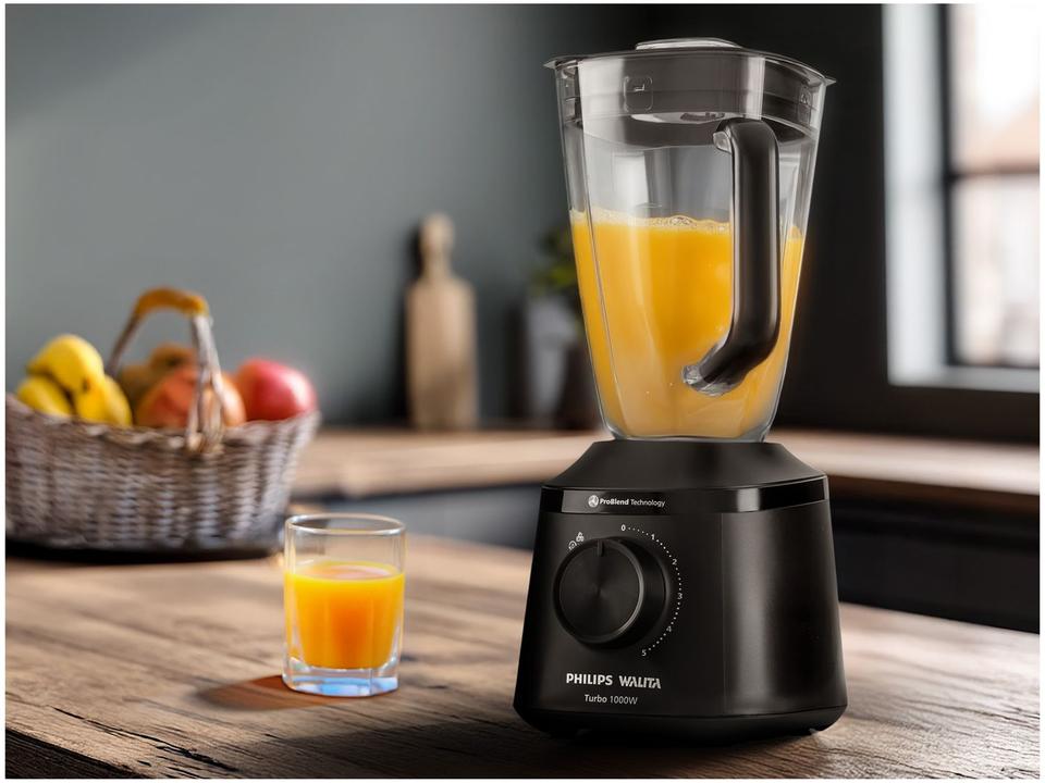 Liquidificador Philips Walita Series 3000 HR2270 5 Velocidades + Pulsar 1000W Preto - 1