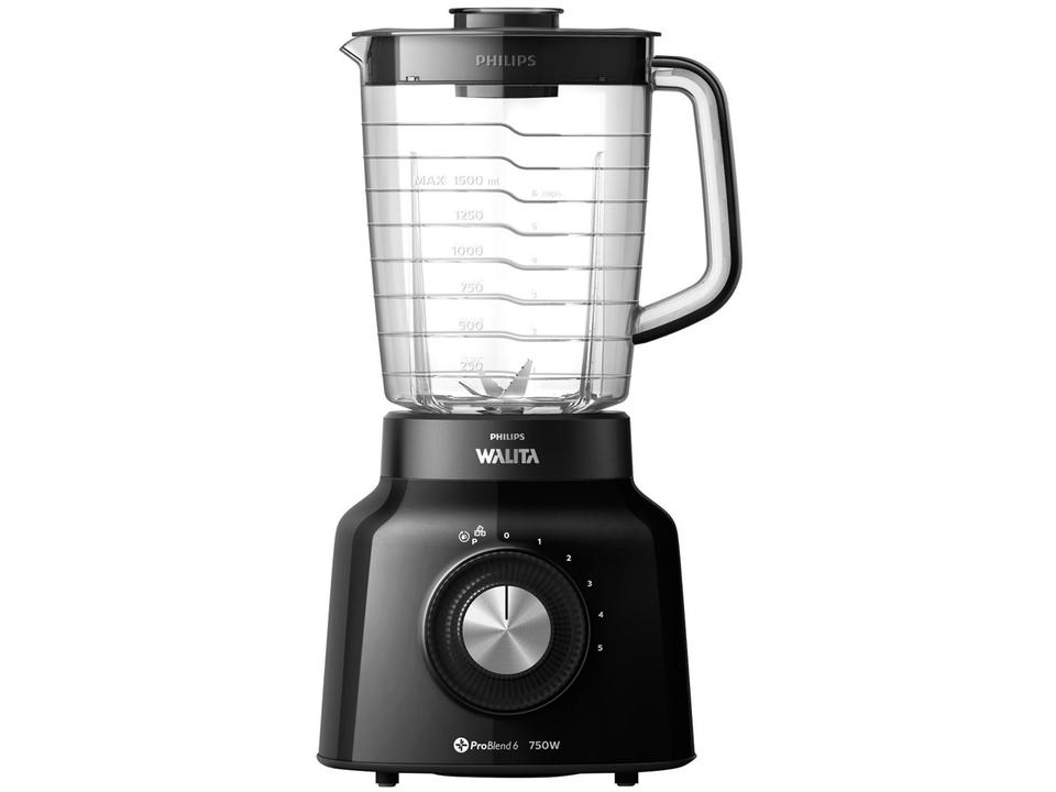 Liquidificador Philips Walita Viva Preto - 5 Velocidades 750W - 2