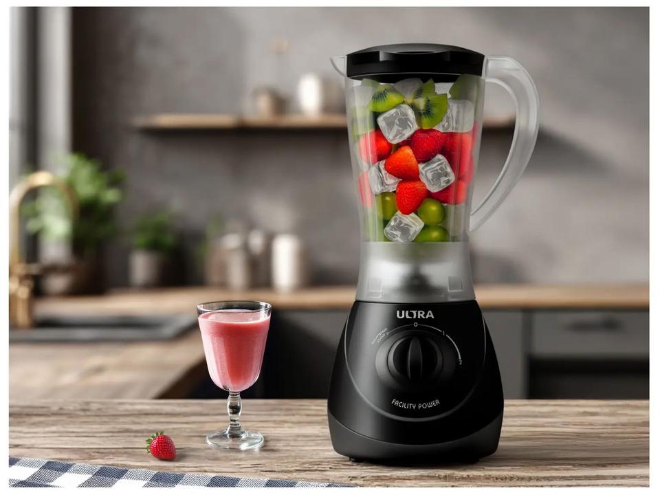 Liquidificador Ultra Facility Power 2 Velocidades 550W Preto - 1
