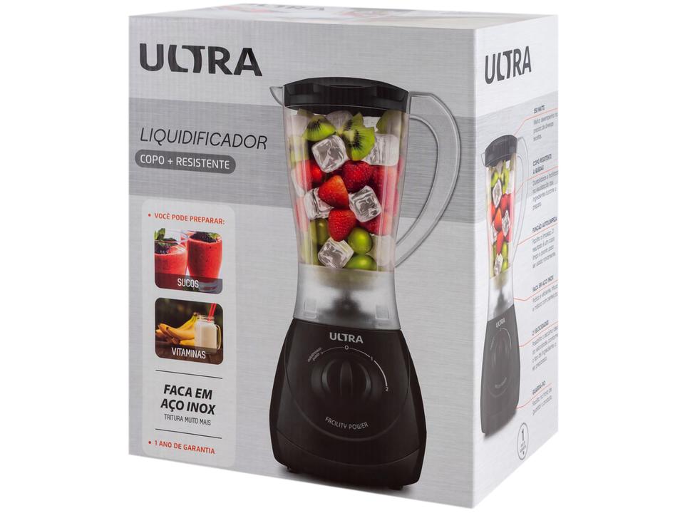 Liquidificador Ultra Facility Power 2 Velocidades 550W Preto - 16