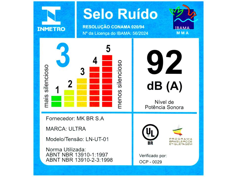 Liquidificador Ultra Facility Power 2 Velocidades 550W Preto - 17