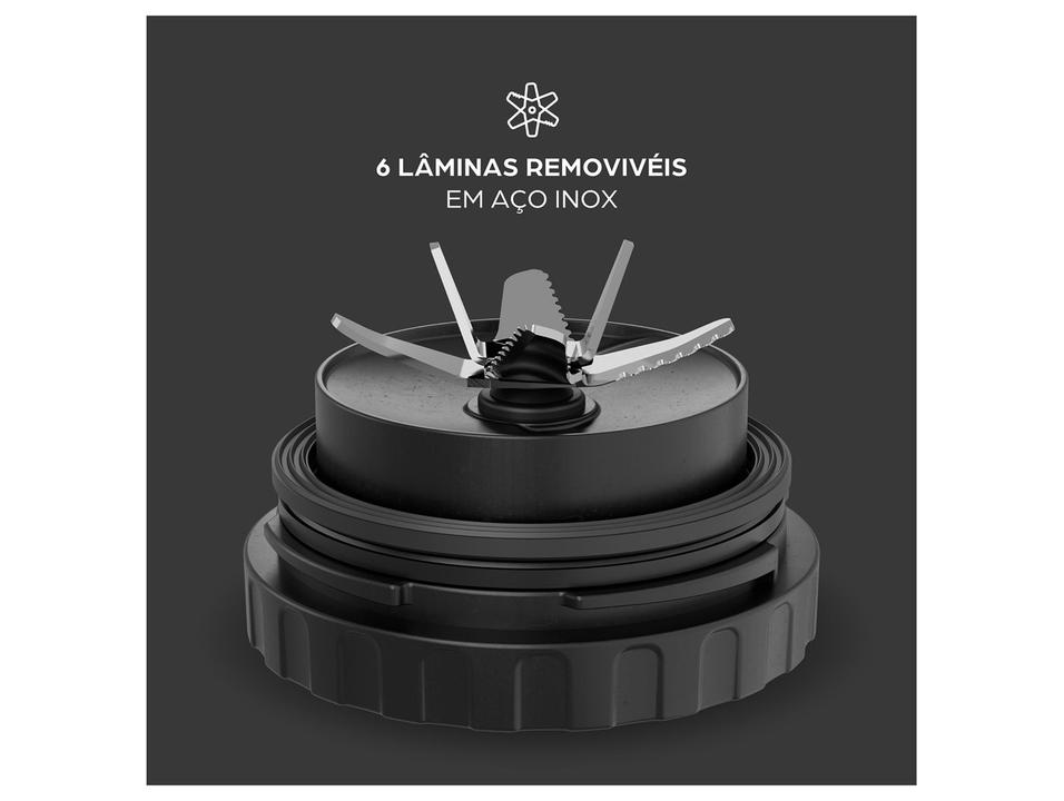 Liquidificador Wap Prosdócimo WB2000 Preto e Cinza 2L FW010340 - 3