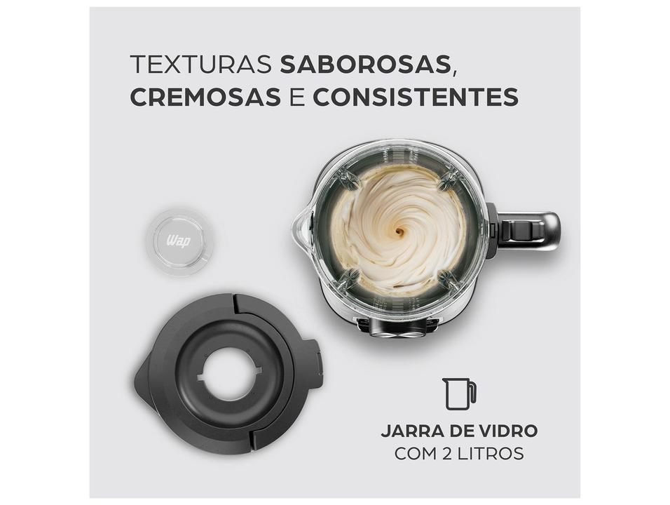 Liquidificador Wap Prosdócimo WB2000 Preto e Cinza 2L FW010341 - 2
