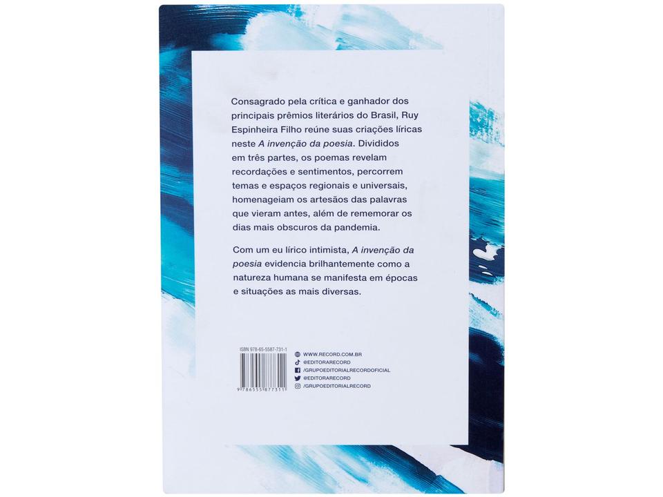 Livro A Invenção da Poesia & Outros Poemas Ruy Espinheira Filho - 5