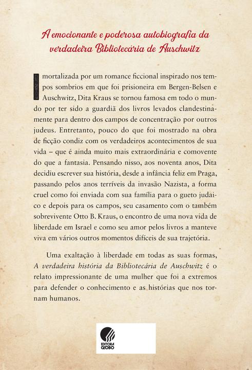 Livro - A verdadeira história da bibliotecária de Auschwitz - 1