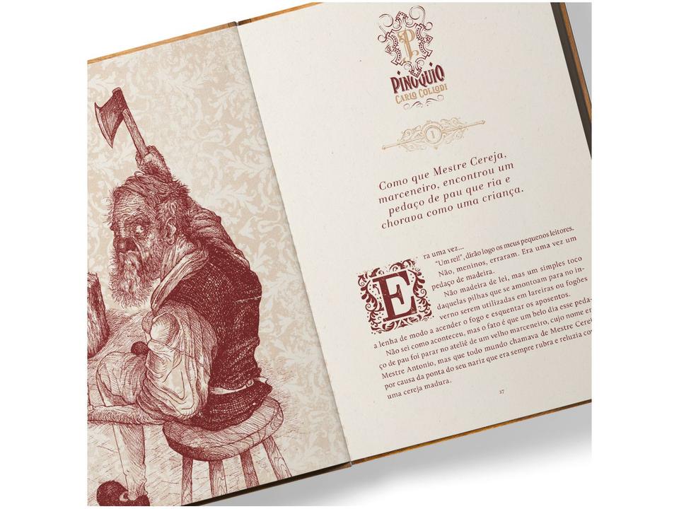 Livro As Aventuras de Pinóquio: História de uma Marionete Carlo Collodi - 4