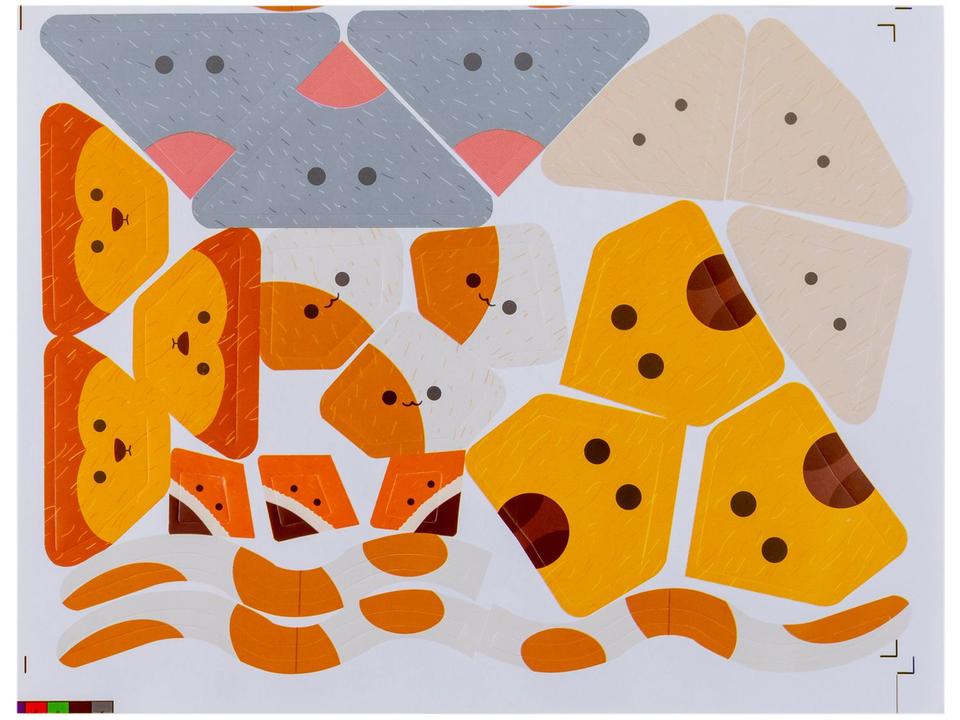 Livro Bichinhos de Origami com 24 Folhas e 1 Cartela de Adesivos - 5