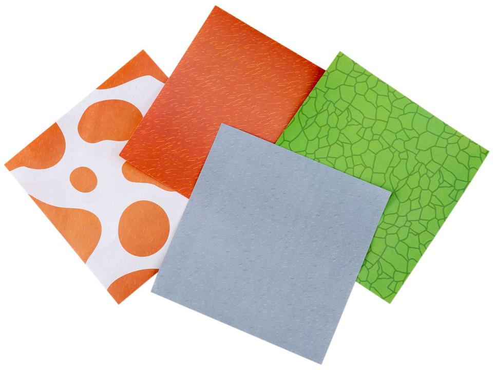 Livro Bichinhos de Origami com 24 Folhas e 1 Cartela de Adesivos - 4