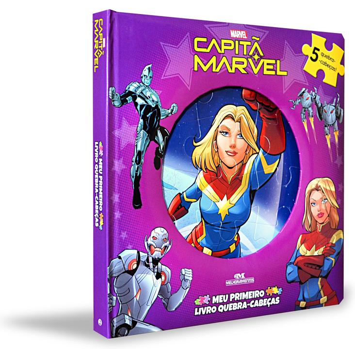 Livro - Capitã Marvel – Meu Primeiro Livro Quebra-Cabeças - 1