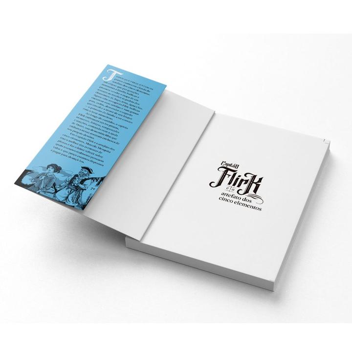 Livro - Capitão Flirk e o artefato dos cinco elementos - 2