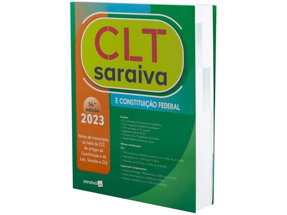 Livro CLT Saraiva E Constituição Federal - 1