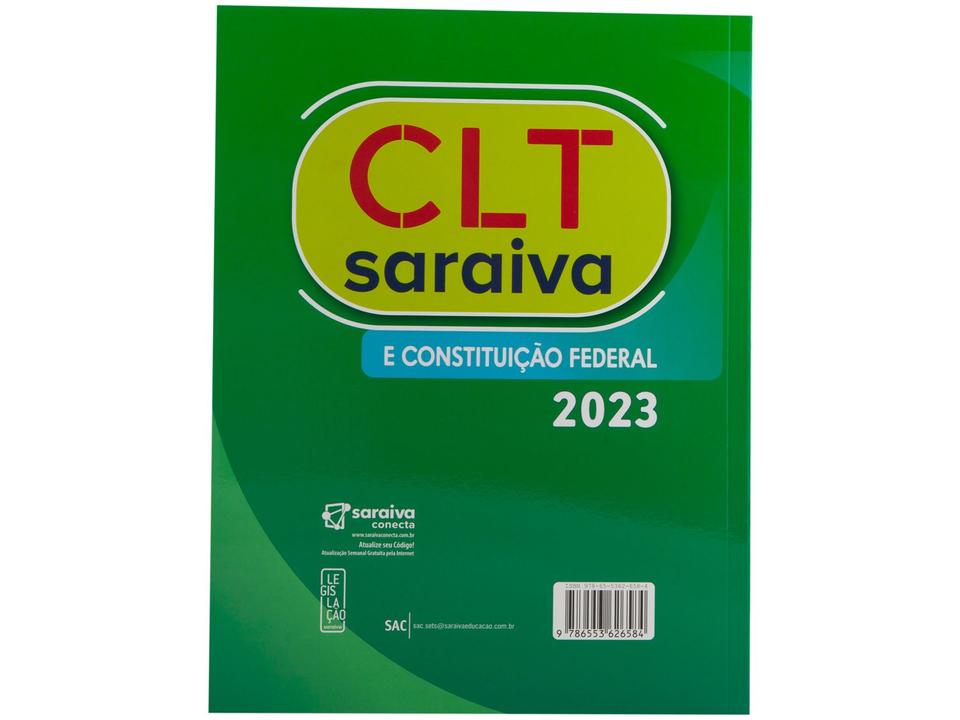 Livro CLT Saraiva E Constituição Federal - 5