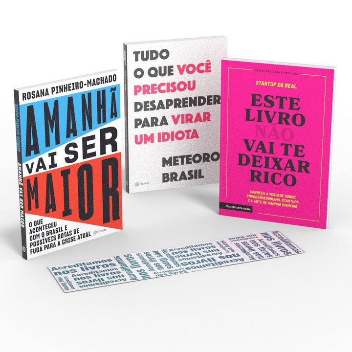 Livro - Coletânea Como não ser idiota - Acreditamos nos livros - 2
