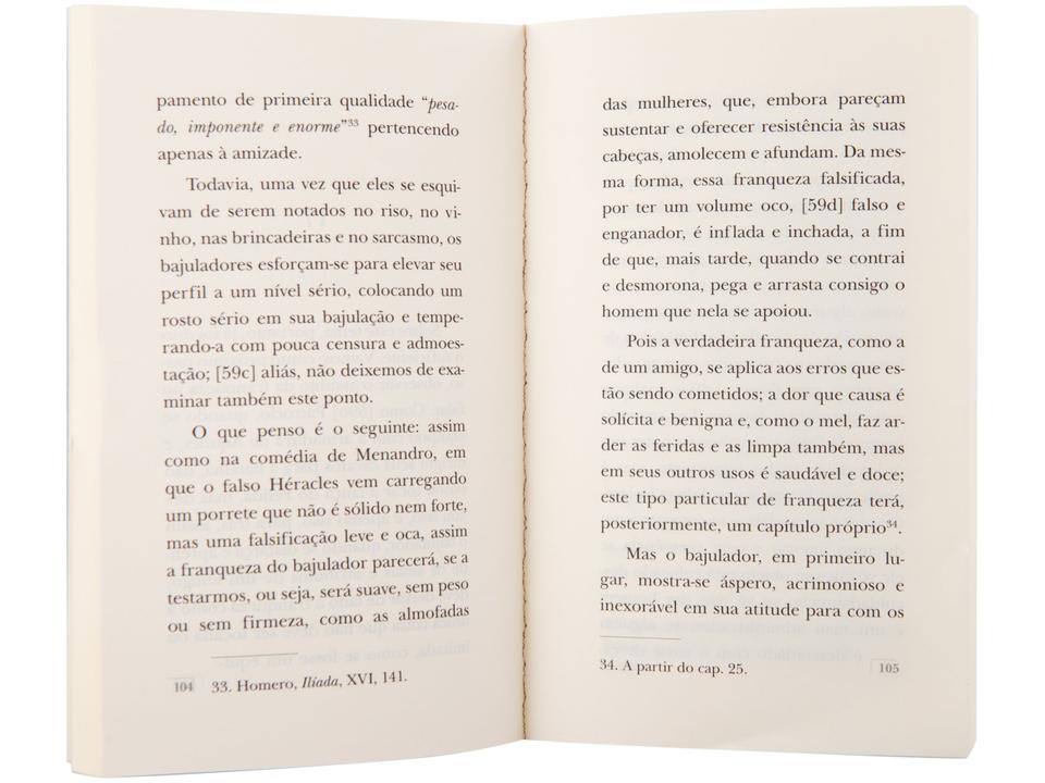 Livro Como Distinguir um Bajulador de um Amigo Plutarco - 4