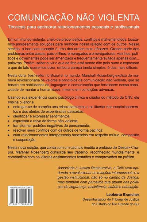 Livro Comunicação não Violenta Nova Edição - 1