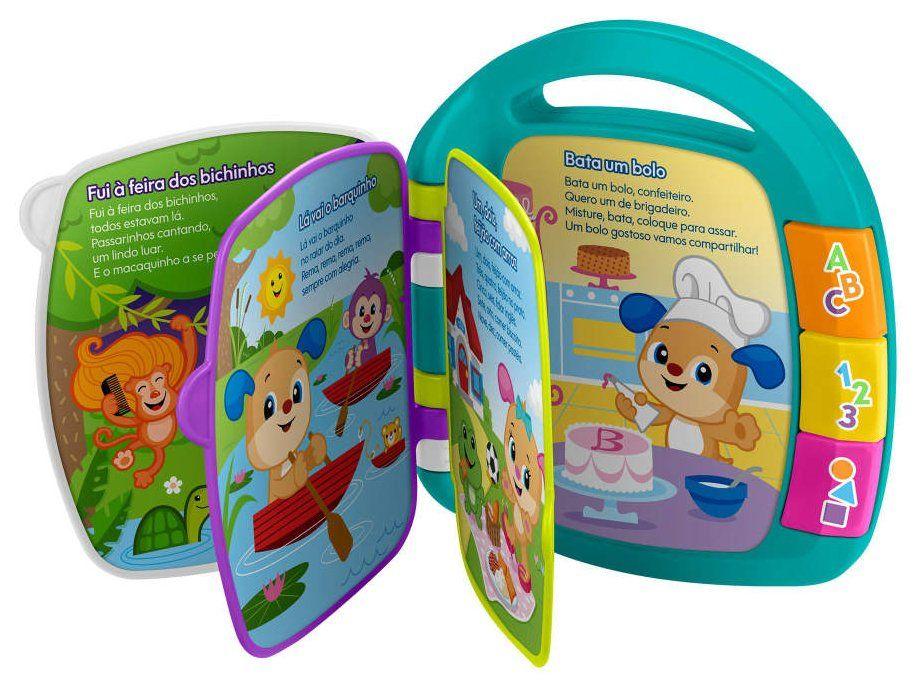 Livro Contos e Rimas Brinquedo Bebê Fisher-Price Mattel - 5