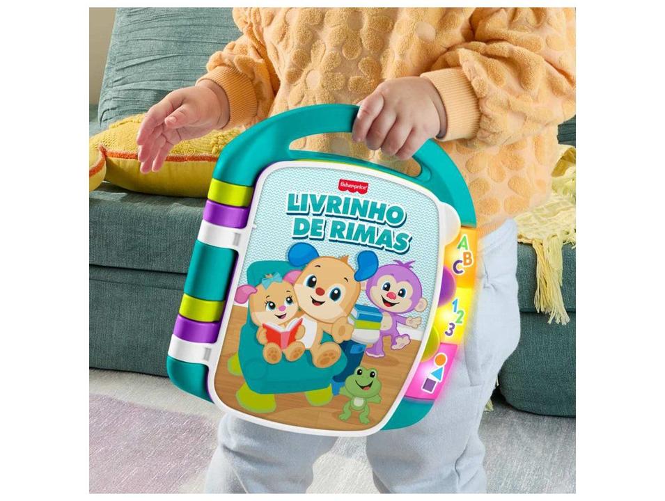 Livro Contos e Rimas Brinquedo Bebê Fisher-Price Mattel - 3