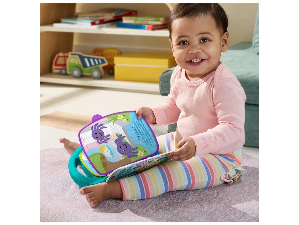 Livro Contos e Rimas Brinquedo Bebê Fisher-Price Mattel - 1
