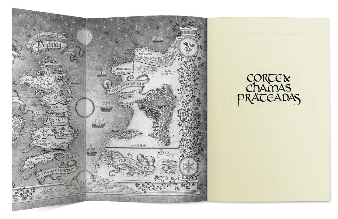 Livro - Corte de chamas prateadas (Vol. 5 Corte de espinhos e rosas) – Edição de colecionador - 3