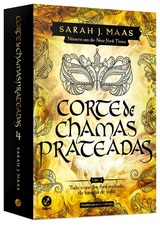 Livro - Corte de chamas prateadas (Vol. 5 Corte de espinhos e rosas) – Edição de colecionador - 2