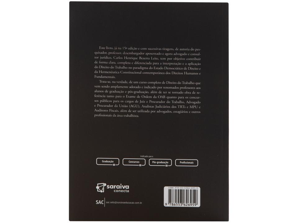 Livro Curso de Direito Do Trabalho Carlos Henrique Bezerra Leite - 5