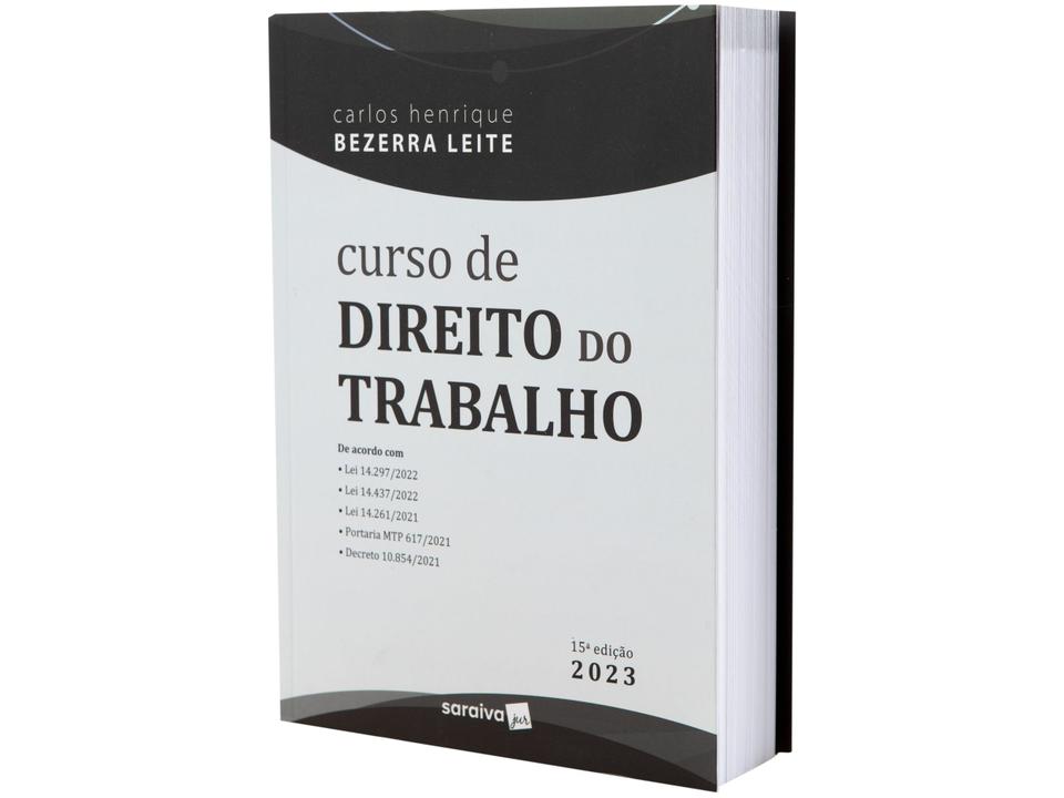 Livro Curso de Direito Do Trabalho Carlos Henrique Bezerra Leite - 1