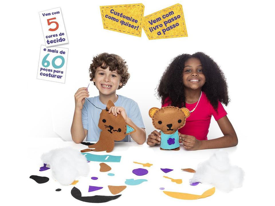 Livro de Atividades Boneco de Feltro com Acessórios - 1