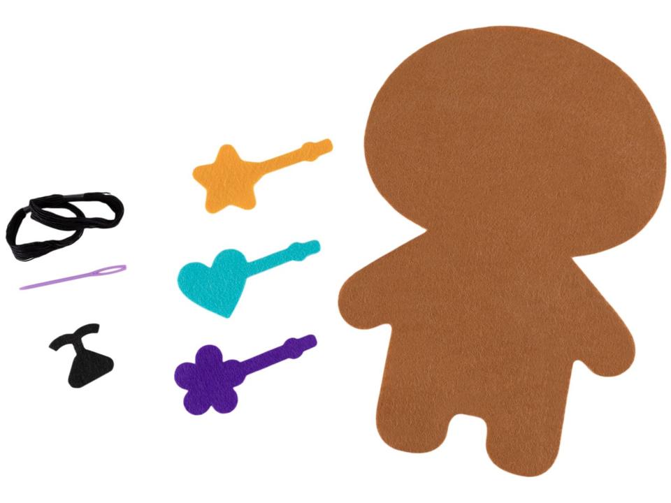 Livro de Atividades Boneco de Feltro com Acessórios - 2