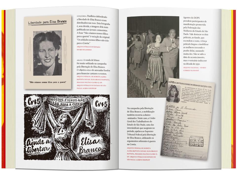 Livro Elisa Branco: Uma Vida em Vermelho Jorge Ferreira - 5